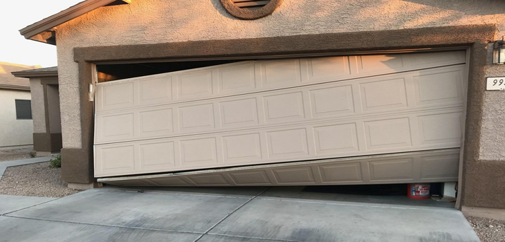 damaged garage door opener repair in Oak View
